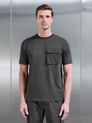 Utility Cargo T-Shirt in Grey