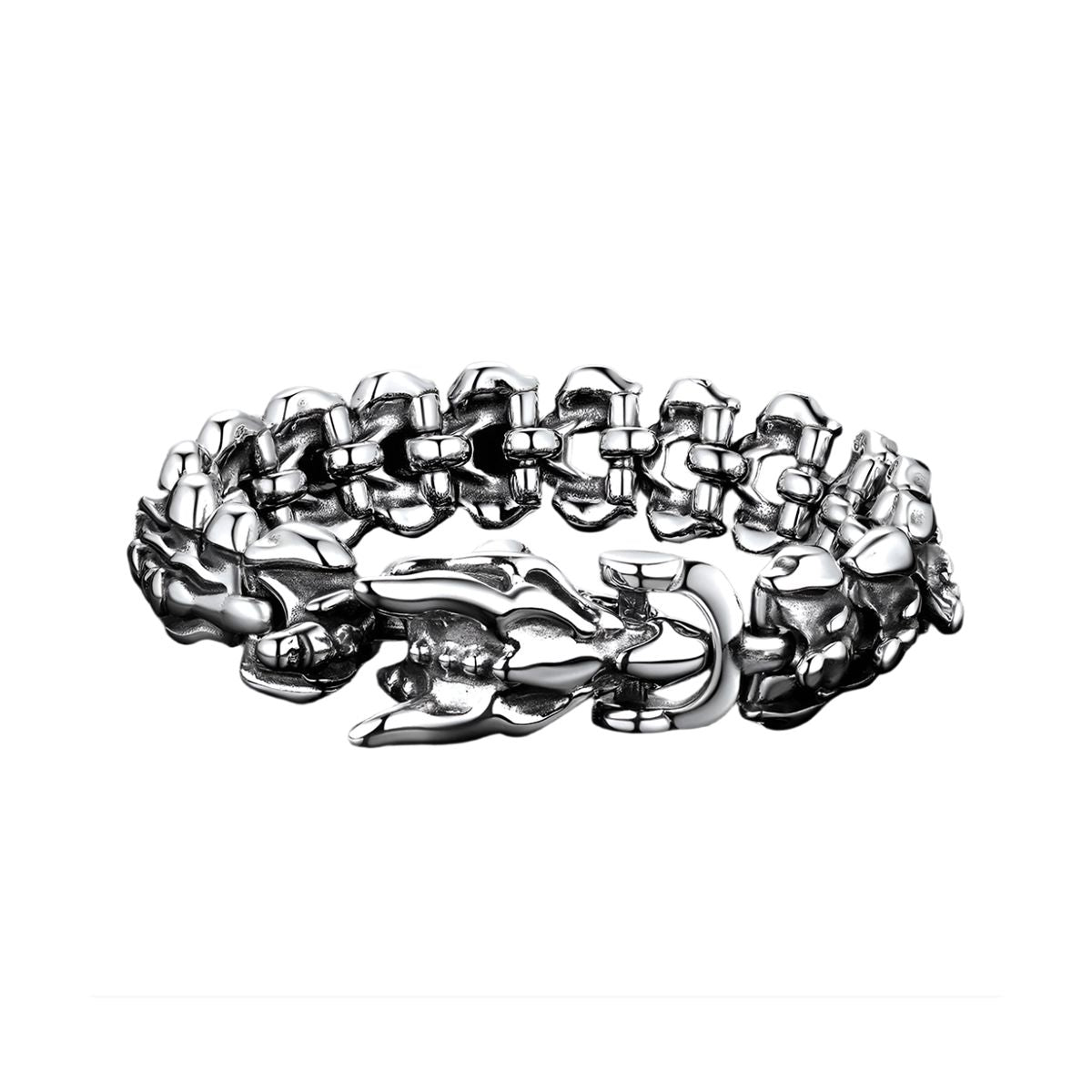 Norse Dragon Bracelet in Stainless Steel