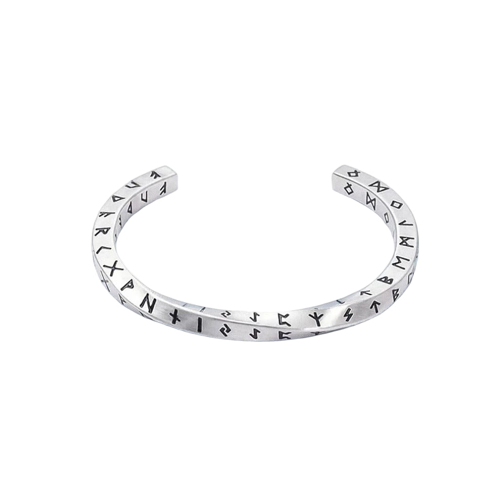 Viking Runic Twist Bracelet