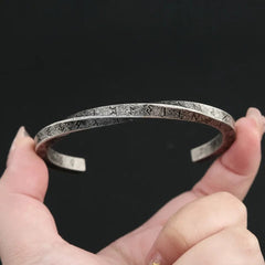 Viking Runic Twist Bracelet