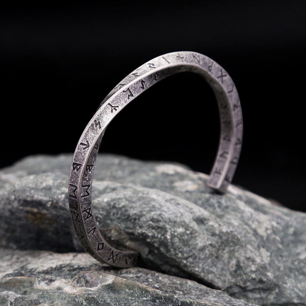 Viking Runic Twist Bracelet
