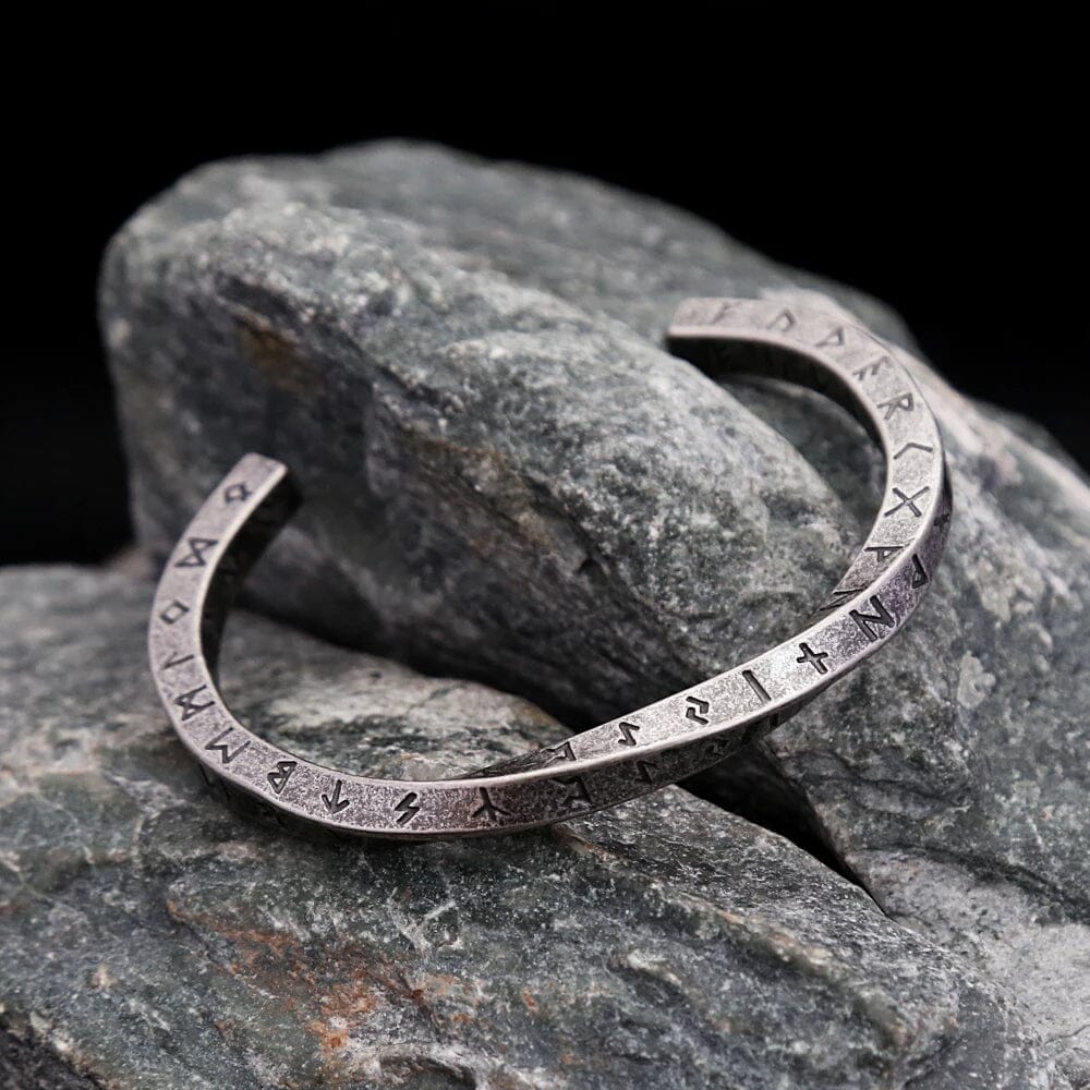 Viking Runic Twist Bracelet