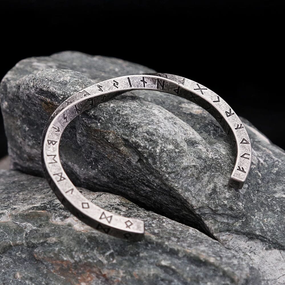 Viking Runic Twist Bracelet
